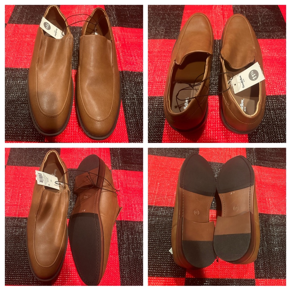 NWOB Goodfellow & Co shoes size 11 1/2”
Brown/Lincoln B2